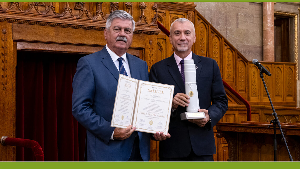 Újabb termékcsaláddal nyertük el az Érték és Minőség Nagydíjat!